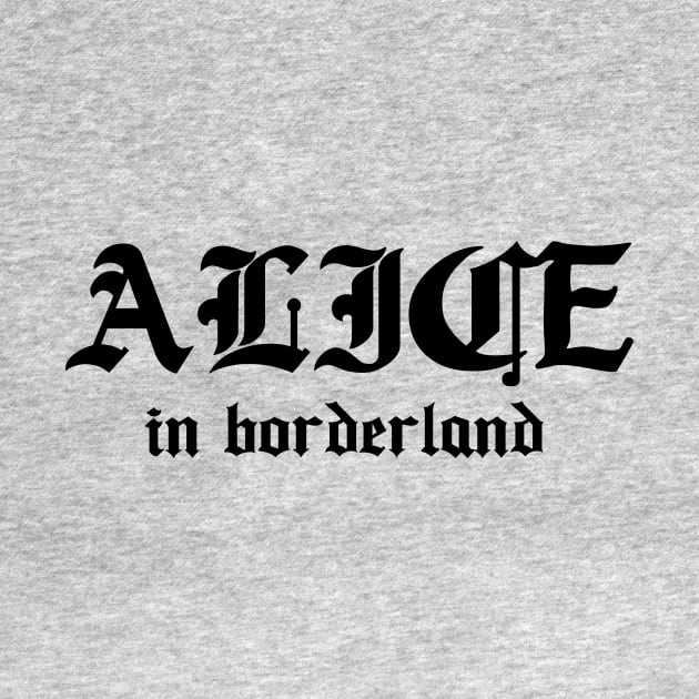 Alice in borderland title black by CERA23